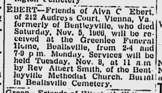 Alva Ebert obit